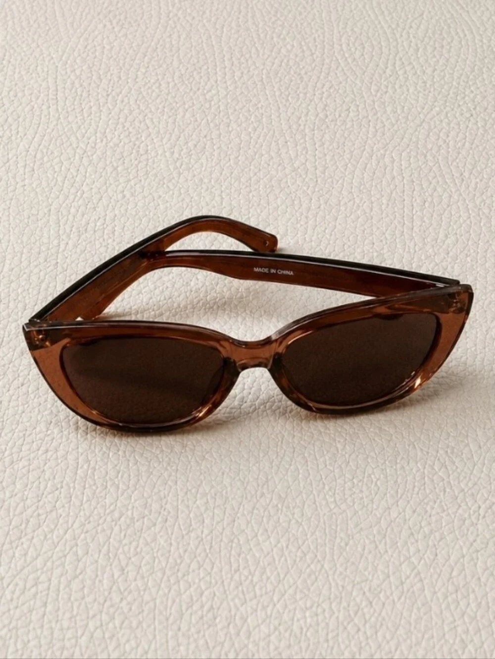 Fashion Brown Cat Eye Retro Vintage Style Women's Sunglasses NWT Sunnies